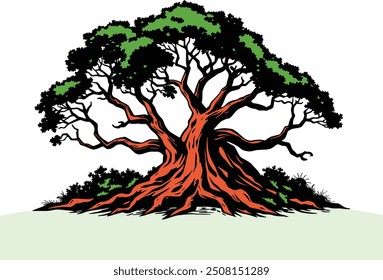 Una Ilustración vectorial de la Naturaleza