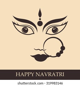 Vector illustration, Navratri or Happy Diwali festival Background.