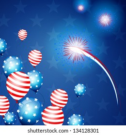 Vector Illustration of an ndependence Day Design