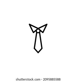 Vektorgrafik des Krawatte-Symbols