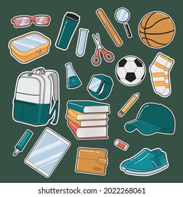 ilustración vectorial de la necesidad de volver a la escuela