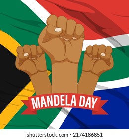 Vector illustration for Nelson Mandela International Day