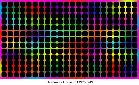 Vector illustration. Neon background.
Geometric background.
Bright colorful wallpaper. Multicolored gradient.