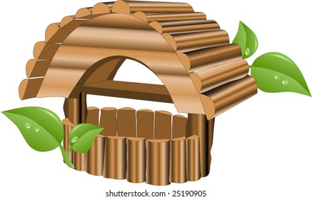 Vector illustration of nesting box