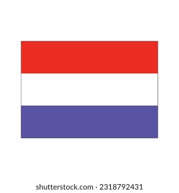 Vector Illustration Of Netherland Flag