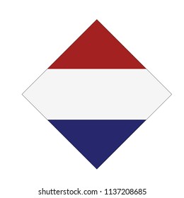 vector illustration of Netherlands flag 