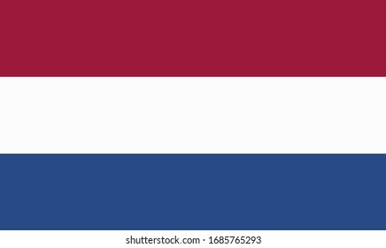 vector illustration of Netherlands flag