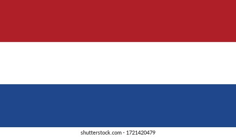 vector illustration of Netherlands flag