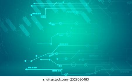conexión de red de Ilustración vectorial, conexión de red global. Concepto de composición de puntos y líneas del mapa mundial de negocios globales. 