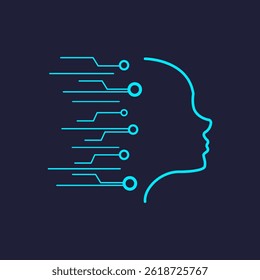 Vector illustration of a neural network with interconnected nodes technology presentations data science projects and digital innovation themes Scalable and editable for various digital and print uses