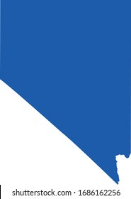 vector illustration of Nevada map