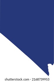 Vector Illustration of Nevada map