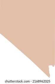 Vector Illustration of Nevada map