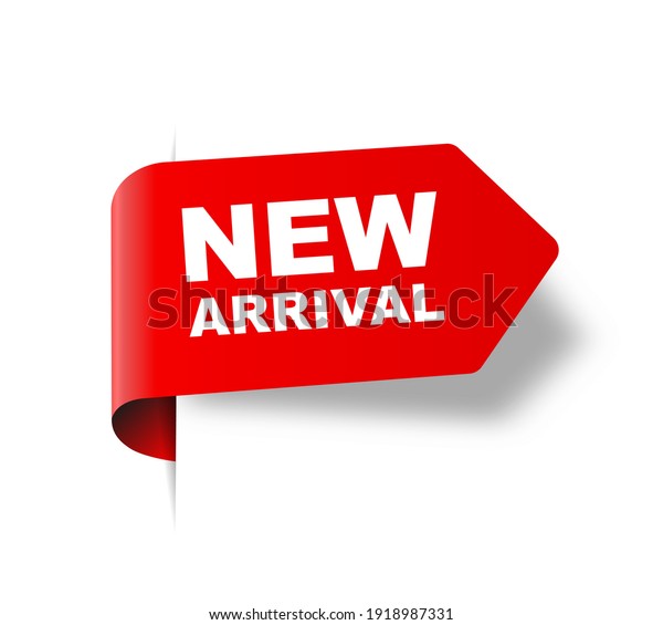 Vector Illustration New Arrival Label Modern Stock Vector (Royalty Free ...