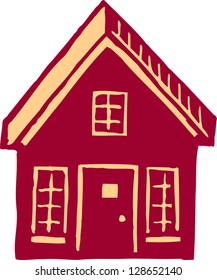 Vector illustration of a new house