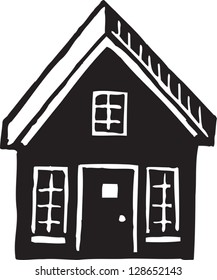 Vector illustration of a new house