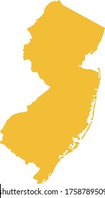 vector illustration of New Jersey map