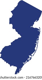 Vector Illustration of New Jersey map