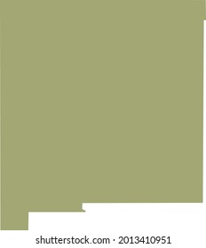 vector illustration of New Mexico map