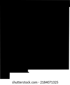 Vector illustration of New Mexico map