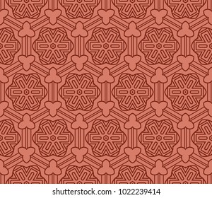 vector illustration. new modern geometric pattern. seamless design for scrapbooking, background, interior