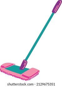Vector illustration a new mop