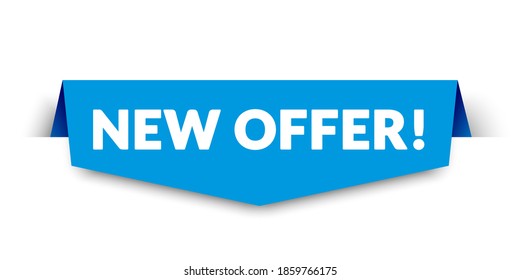 Vector Illustration New Offer Label For Web Store.