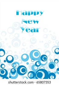 ilustración vectorial para el nuevo año 2011