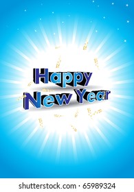 vector illustration for new year 2011