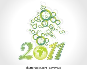 vector illustration for new year 2011