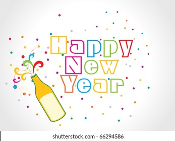 vector illustration for new year 2011