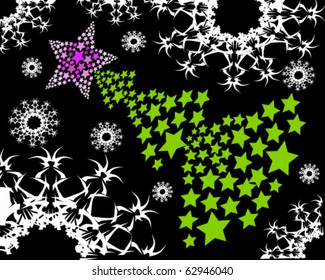 vector illustration of  New year