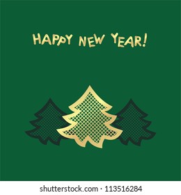 Vector illustration of new year background