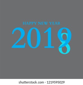 vector illustration of a new year background.