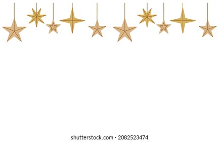 vector illustration of new year background with star snowflake