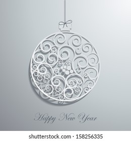 Vector illustration of New Year decorations