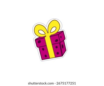 Vektorgrafik der Geschenkboxen für das neue Jahr	