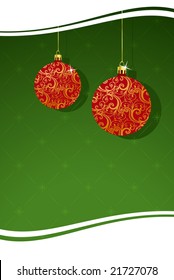 Ilustración vectorial de papel tapiz de Año Nuevo con espacio de copia