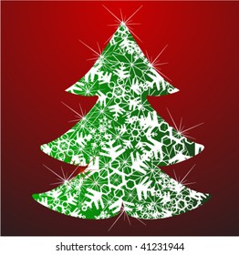 vector illustration of new year's background