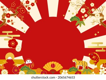 Ilustración vectorial del encanto afortunado de Año Nuevo