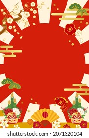 Vector illustration of New Year's lucky charm