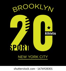 vector illustration of new york city, stamp on vest, vintage clo