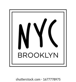 vector illustration of new york city, stamp on vest, vintage clo