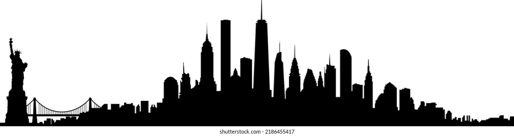 Ilustración vectorial de la ciudad de Nueva York