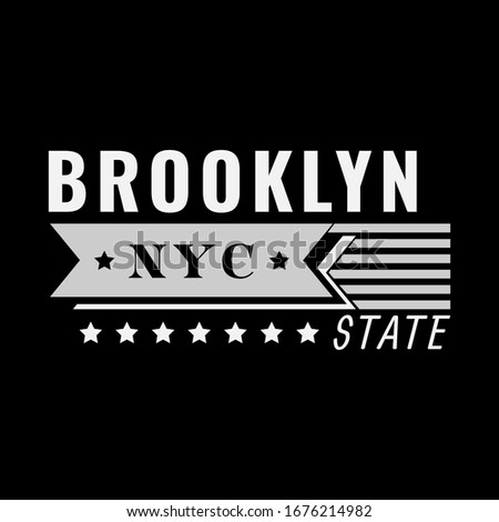 vector illustration of new york city, stamp on vest, vintage clo