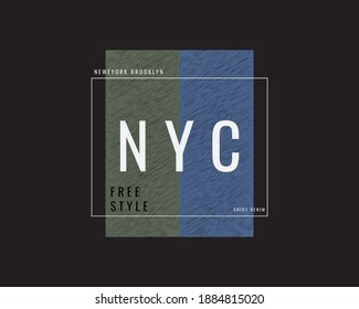 Vector illustration of New York letters. great for the design of t-shirts, shirts, hoodies, etc.