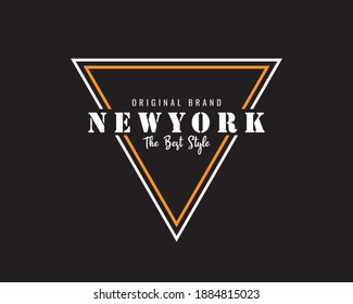 Vektorgrafik der New Yorker Briefe. ideal für die Gestaltung von T-Shirts, Hemden, Hoodies, etc.