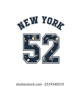 Vector illustration of New York print for t-shirt and other use