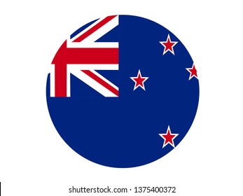 vector illustration of New Zealand flag