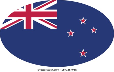 vector illustration of New Zealand flag